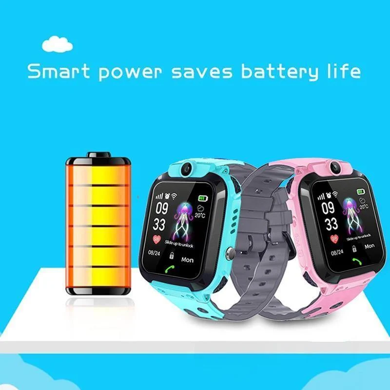 Smartwatch LBS Kid Smartwatches Babyuhr für Kinder SOS-Anruf Standortfinder Locator Tracker Anti-verlorene Uhren