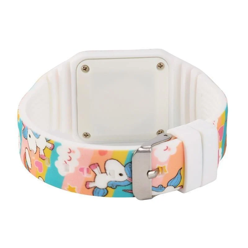 Kinderuhren, niedliche Mädchen-Armbanduhr, Quarz-Analog-Studentenuhr, Einhorn-Uhr für Mädchen, LED-Display-Uhr