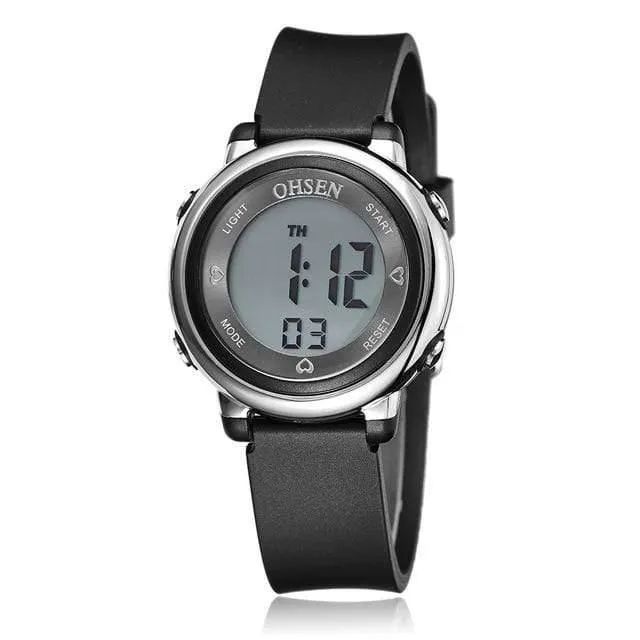 Digitale Sport-Jungenuhren für Mädchen, blaue Kinderuhr, wasserdicht, LED-Alarm, Studentenuhr, relogio infantil