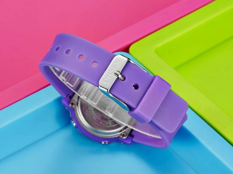 Digitale Sport-Jungenuhren für Mädchen, blaue Kinderuhr, wasserdicht, LED-Alarm, Studentenuhr, relogio infantil