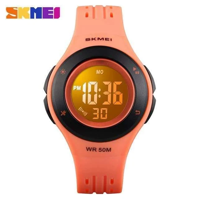 Wasserdichte Kinderuhr Jungen Mädchen LED Digital Sportuhren Kunststoff Kinder Alarm Datum Beiläufige Uhr Wählen Geschenk für Kind