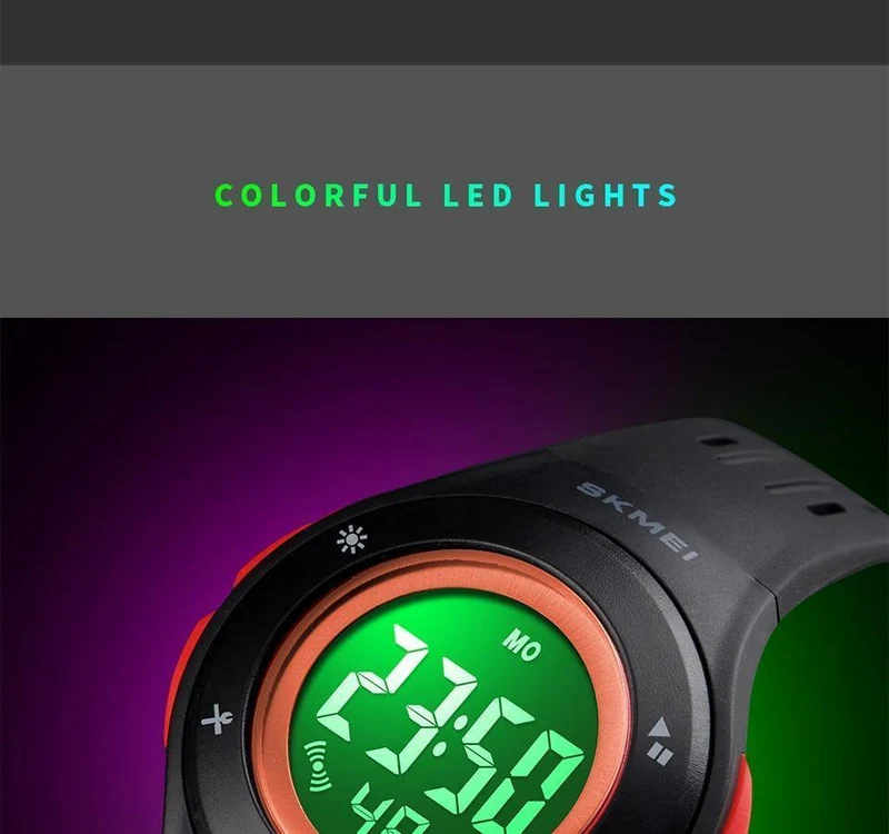 Wasserdichte Kinderuhr Jungen Mädchen LED Digital Sportuhren Kunststoff Kinder Alarm Datum Beiläufige Uhr Wählen Geschenk für Kind