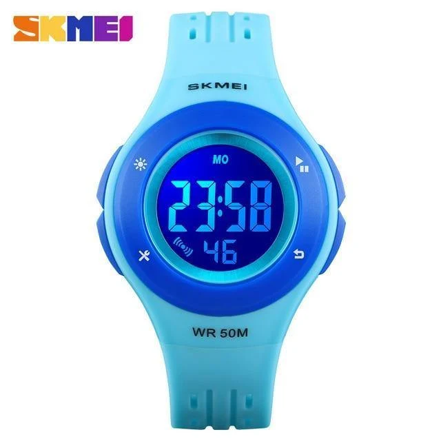 Wasserdichte Kinderuhr Jungen Mädchen LED Digital Sportuhren Kunststoff Kinder Alarm Datum Beiläufige Uhr Wählen Geschenk für Kind