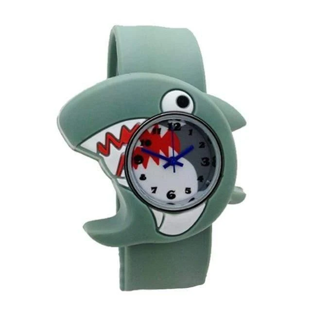 Kinderuhren Cartoon Kinder Handgelenk Babyuhr Uhr Quarzuhren für Geschenke Relogio Montre Hai