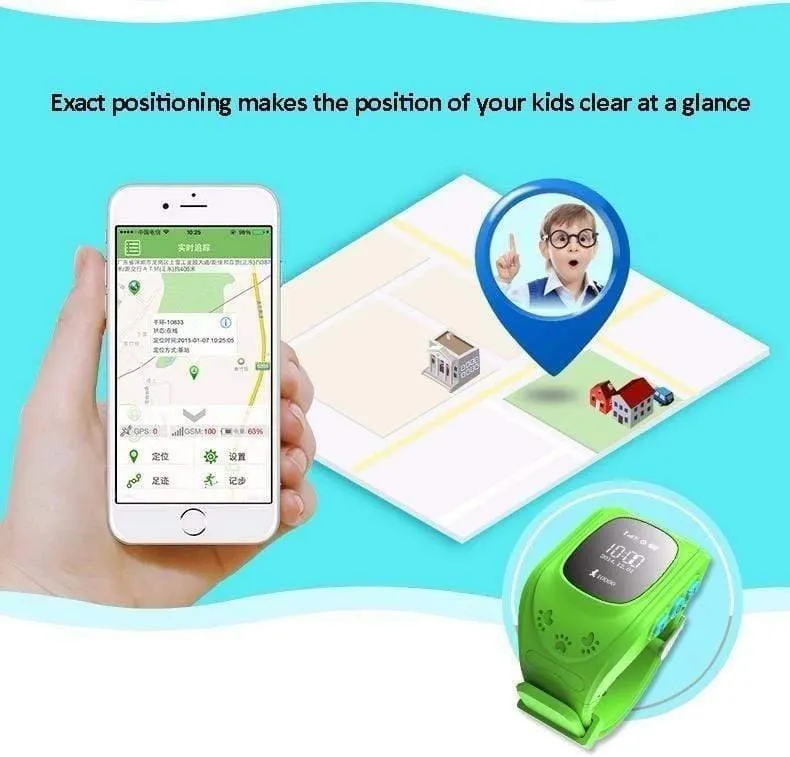 Uhr Sport Kinder Smartwatches Bluetooth GPS Digital Smart Armbanduhr für Mädchen Jungen SOS Dial Call Alarm