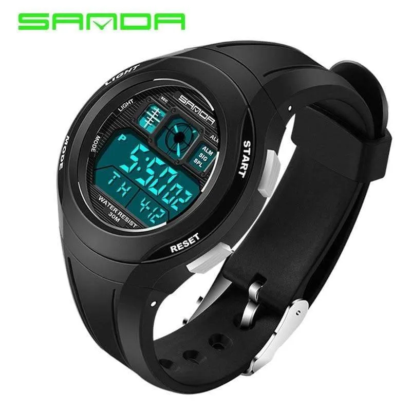 Kinderuhren LED Digital Multifunktionale Wasserdichte Armbanduhren Outdoor Sportuhren für Kinder Jungen Mädchen #331