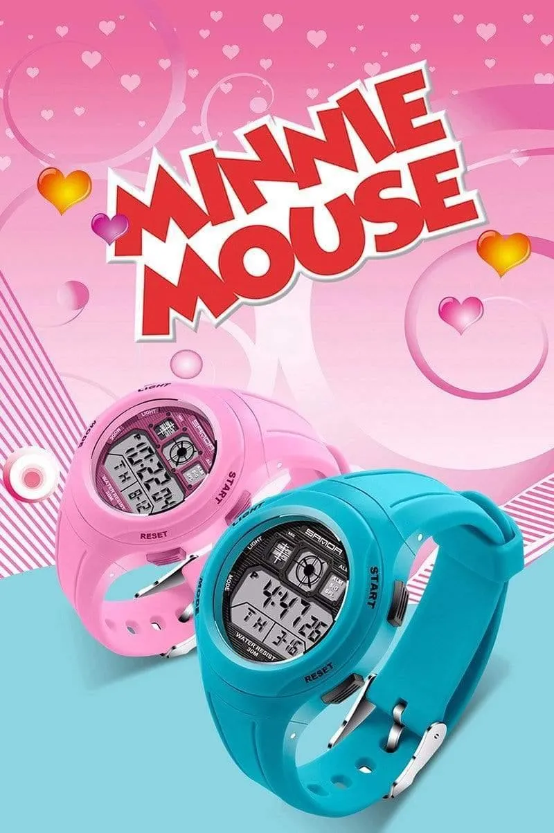 Kinderuhren LED Digital Multifunktionale Wasserdichte Armbanduhren Outdoor Sportuhren für Kinder Jungen Mädchen #331
