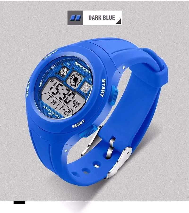 Kinderuhren LED Digital Multifunktionale Wasserdichte Armbanduhren Outdoor Sportuhren für Kinder Jungen Mädchen #331