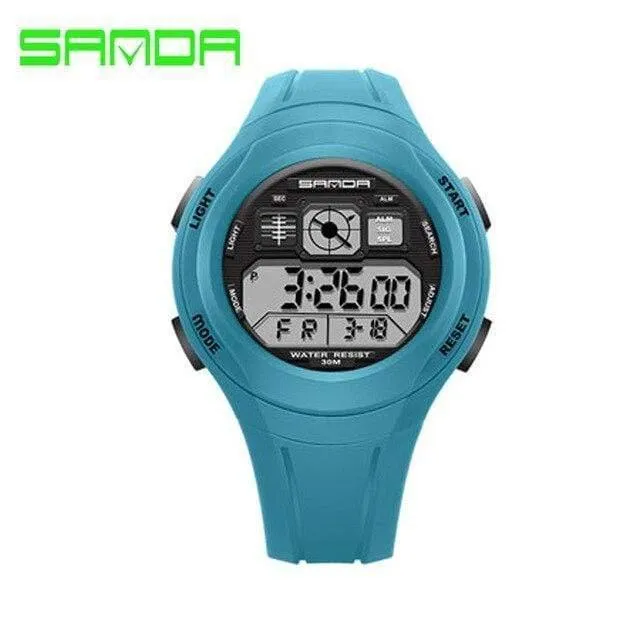 Kinderuhren LED Digital Multifunktionale Wasserdichte Armbanduhren Outdoor Sportuhren für Kinder Jungen Mädchen #331