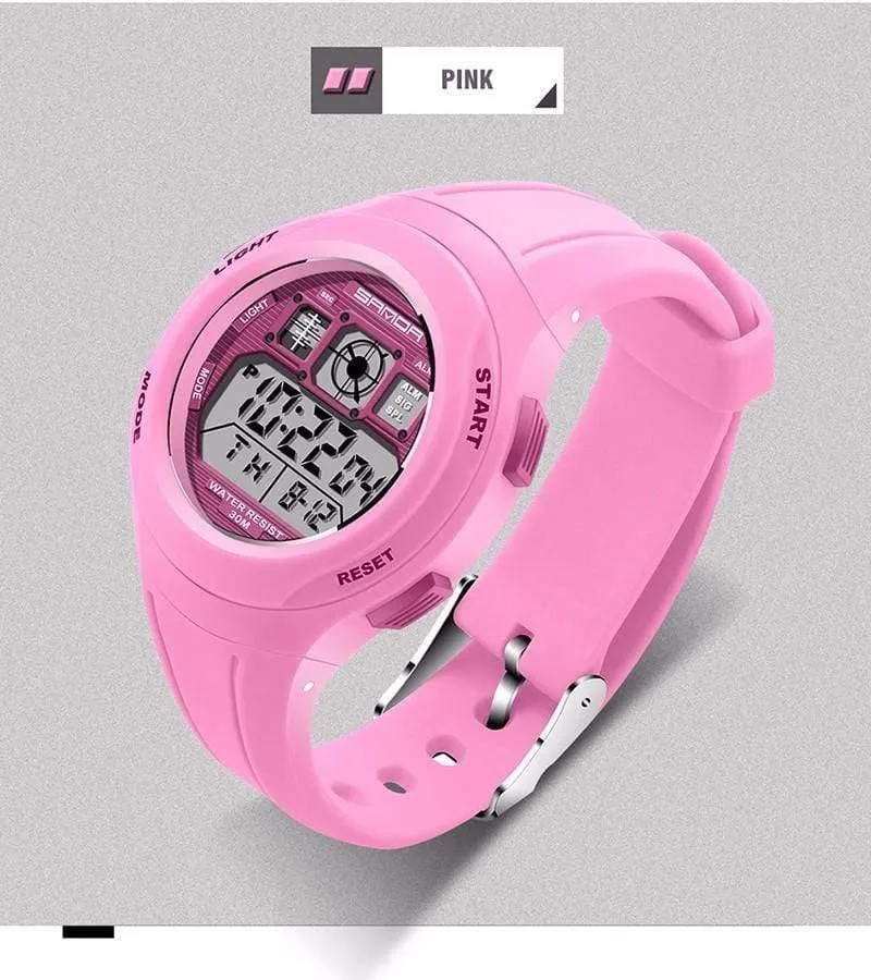 Kinderuhren LED Digital Multifunktionale Wasserdichte Armbanduhren Outdoor Sportuhren für Kinder Jungen Mädchen #331