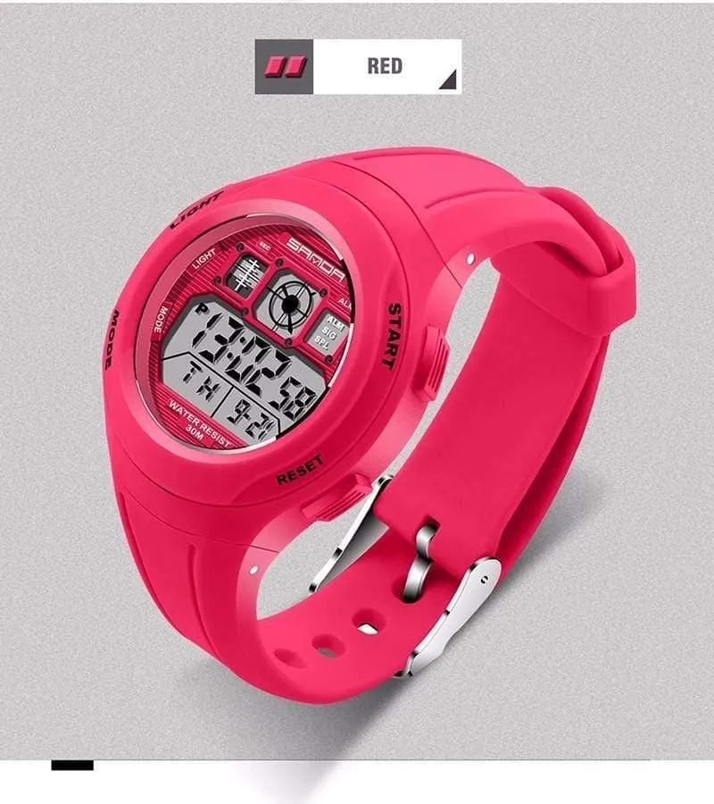 Kinderuhren LED Digital Multifunktionale Wasserdichte Armbanduhren Outdoor Sportuhren für Kinder Jungen Mädchen #331