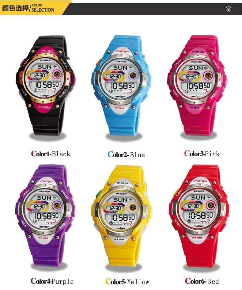 Kinderuhr Kinder Digitaluhr Mode Sport Jungen Mädchen Uhren 100 m wasserdicht Schwimmen Tauchuhr montre enfant garcon