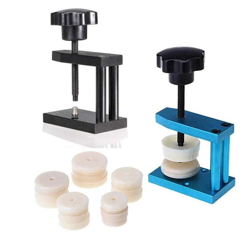 1Pcs Uhr Fall Presse 12 Stirbt Uhr Kristall Vorderseite Rückseite Fall Abdeckung Schraube Presse Presser Schließen Uhrmacher Reparatur Kit werkzeuge
