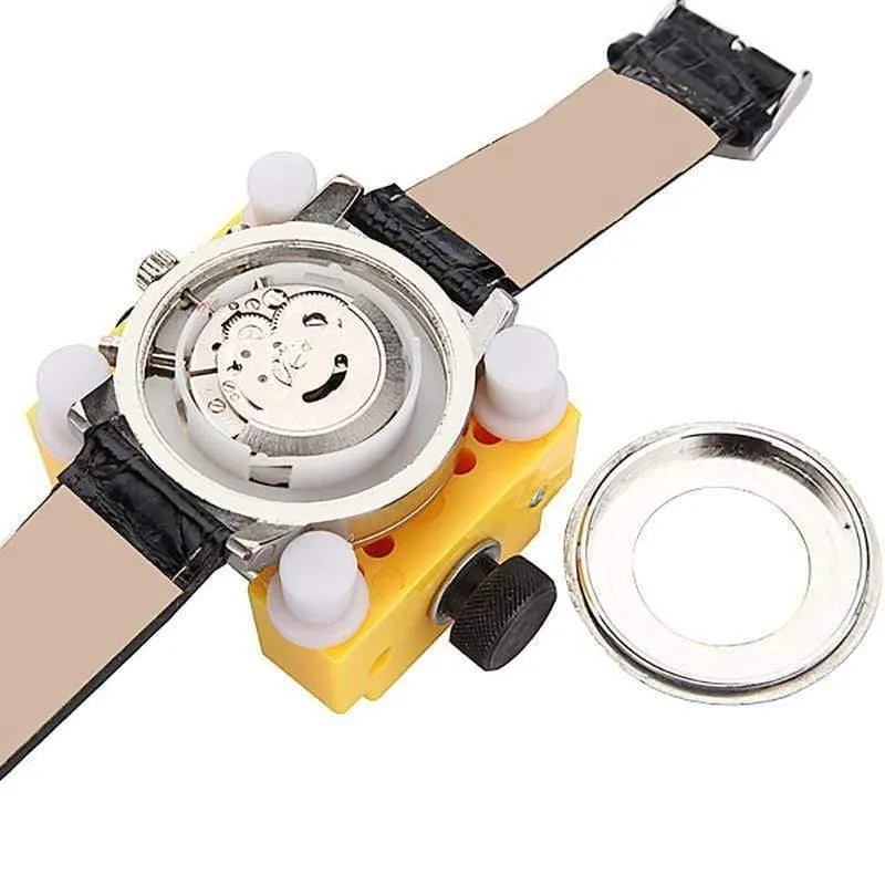 Uhrenwerkzeuge, Uhrengehäuse-Öffner-Set, Trap-Armband-Einstellwerkzeug für Herrenuhren, Uhrenbatterie-Austausch, Reparatur-Werkzeug-Set