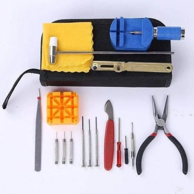 Uhröffner Repair Tool Kit Fall Öffner Link Watch Pin Remover Set Federstab zurück Öffner Uhrmacher Tools Genuine