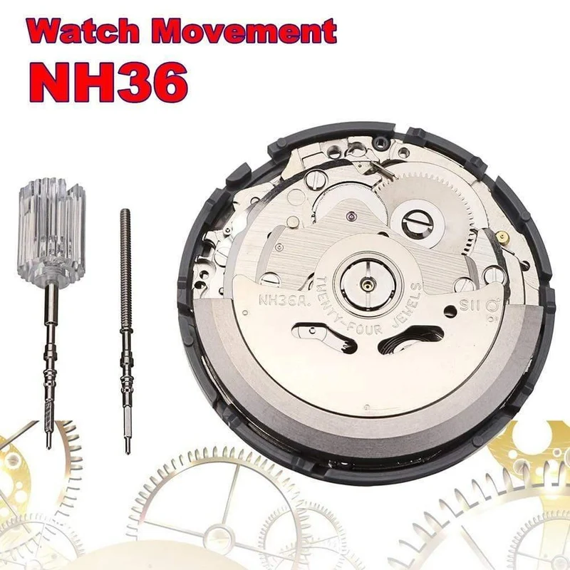 NH36 Mechanische Uhr Bewegung Reparatur Ersatz Zubehör Gute qualität