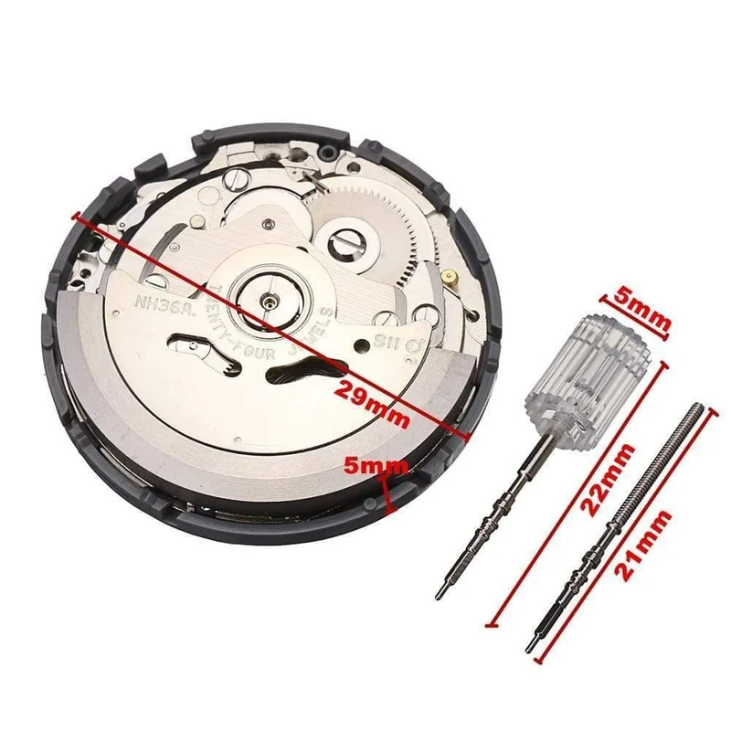 NH36 Mechanische Uhr Bewegung Reparatur Ersatz Zubehör Gute qualität