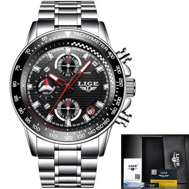 Herrenuhren Top-Marke Luxus Voller Stahl Uhr Sport Quarzuhr Herren Business Wasserdichte Beiläufige Uhr Mann Relogio Masculino