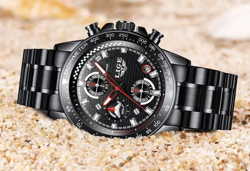 Herrenuhren Top-Marke Luxus Voller Stahl Uhr Sport Quarzuhr Herren Business Wasserdichte Beiläufige Uhr Mann Relogio Masculino