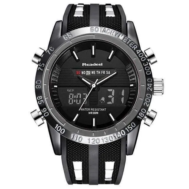 Sportuhr Herrenuhren Top-Marke Luxus Herren Armbanduhr Wasserdichte LED Electronic Digital Männlich relogio masculino