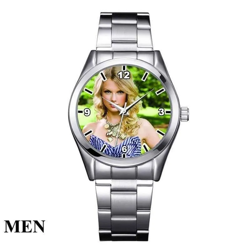 Uhr foto drucken uhren uhr gesicht druck armbanduhr maßgeschneiderte einzigartige diy geschenk für liebhaber
