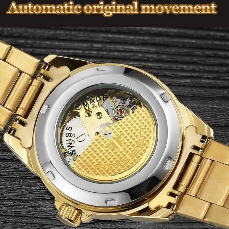 Skelett-Armbanduhr für Damen, Horloge, 30 m, wasserdicht, Stahl, Automatikuhr für Herren, Uhrenliebhaber