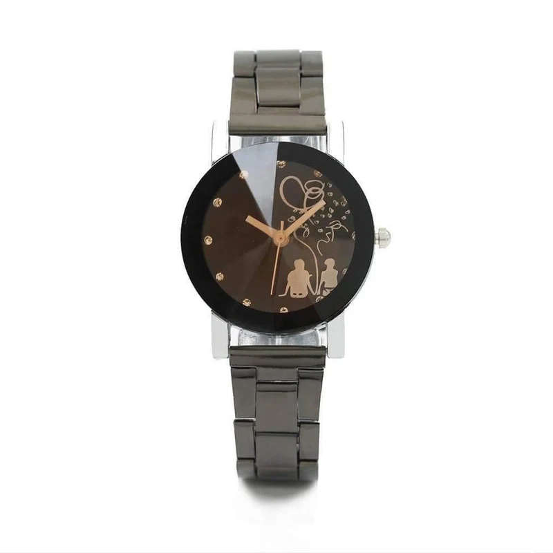Paar Stilvolle Turm Glas Stahl Band Quarz liebhaber Uhr Uhren Luxus Berühmte Männliche Uhr Quarzuhr Handgelenk