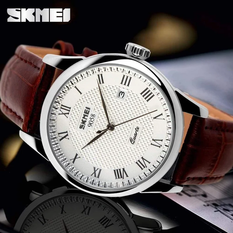 Uhren Männer Quarz Business Mode lässig Uhr voller Stahl Datum Frauen Liebhaber Paar 30m wasserdichte Armbanduhren