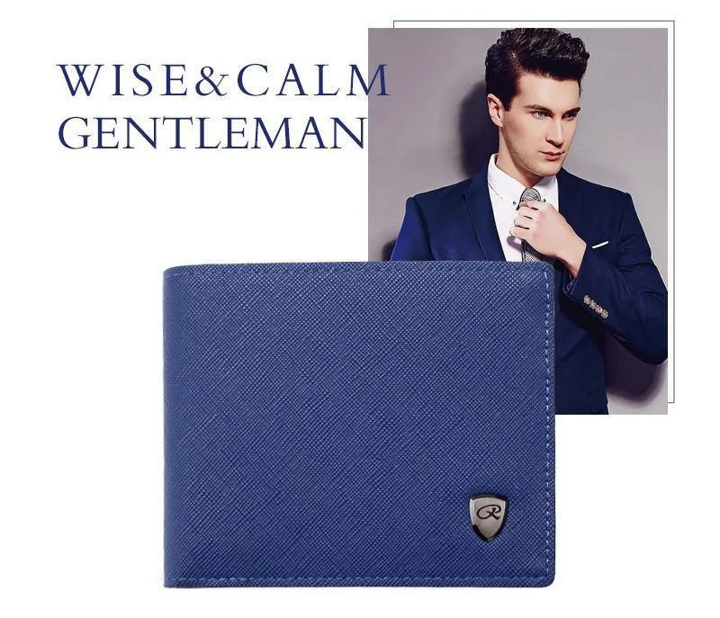 Herren Geldbörse Kreditkarteninhaber Geld Münzbörsen PU Leder Portfolio Berühmte Marke Designer Männliche Clutch Kartenbörsen
