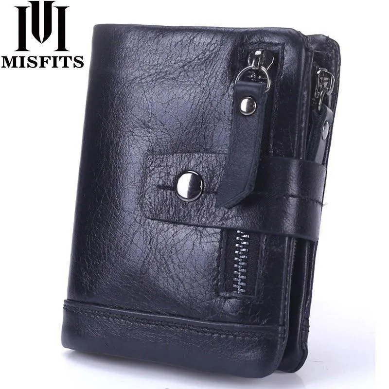 Echtes Leder Männer Geldbörsen Casual Zipper Geldbörse Mit Karte Halter Marke Rindsleder Lange Brieftasche Kupplung Für Männer