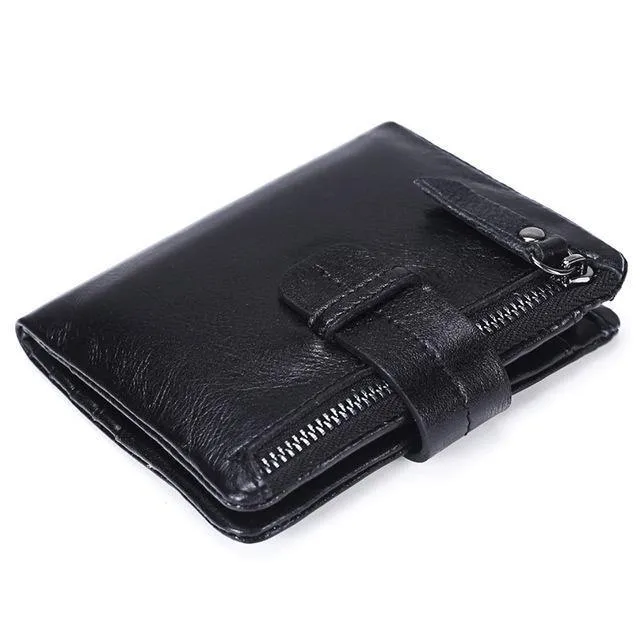 Echtes Leder Männer Geldbörsen Casual Zipper Geldbörse Mit Karte Halter Marke Rindsleder Lange Brieftasche Kupplung Für Männer