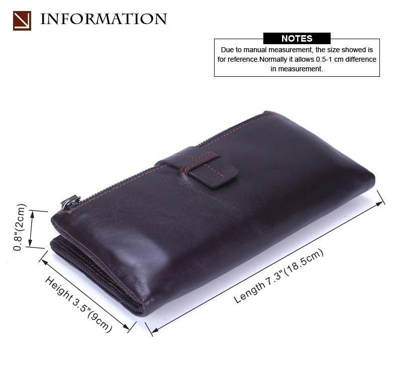 Echtes Leder Männer Geldbörsen Casual Zipper Geldbörse Mit Karte Halter Marke Rindsleder Lange Brieftasche Kupplung Für Männer