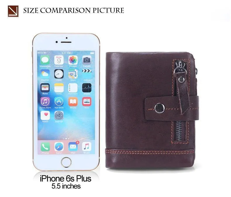 Echtes Leder Männer Geldbörsen Casual Zipper Geldbörse Mit Karte Halter Marke Rindsleder Lange Brieftasche Kupplung Für Männer