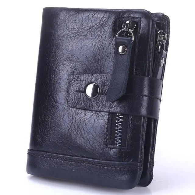 Echtes Leder Männer Geldbörsen Casual Zipper Geldbörse Mit Karte Halter Marke Rindsleder Lange Brieftasche Kupplung Für Männer
