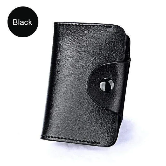 Echtes Leder Männer Brieftasche ID Kreditkarteninhaber Brieftaschen Männlich Kleine Geldbörse Frauen Geld Tasche Vallet Mini Walet