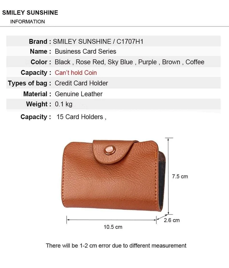 Echtes Leder Männer Brieftasche ID Kreditkarteninhaber Brieftaschen Männlich Kleine Geldbörse Frauen Geld Tasche Vallet Mini Walet