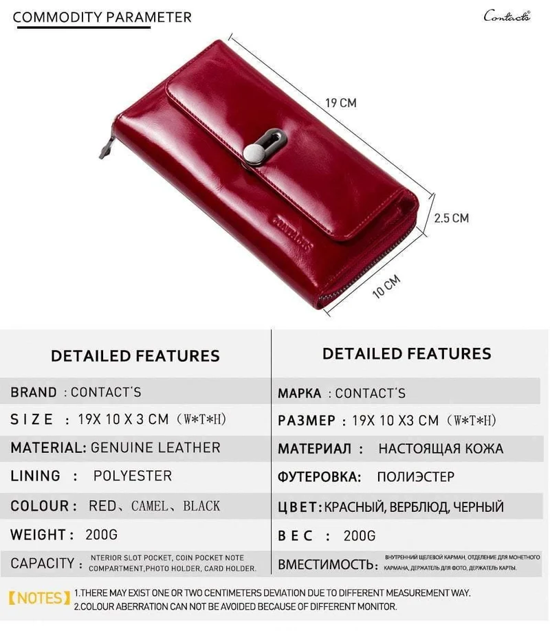 Echtes Leder Clutches Damen Tasche Geldbörse Handtasche Passhülle Lange Geldbörsen Mode Kartenhalter Brieftasche
