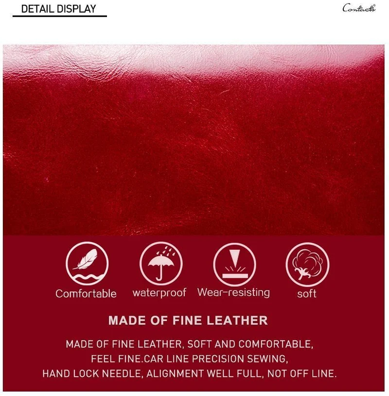 Echtes Leder Clutches Damen Tasche Geldbörse Handtasche Passhülle Lange Geldbörsen Mode Kartenhalter Brieftasche