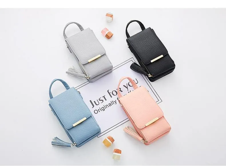Frauen Brieftasche Hohe Qualität Leder Karte Halter Weibliche Schulter Geld Telefon Geldbörsen Mode Kette Kleine Geldbörse Taschen