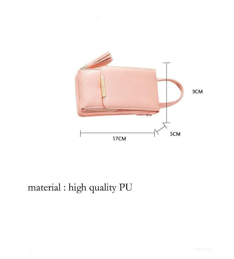 Frauen Brieftasche Hohe Qualität Leder Karte Halter Weibliche Schulter Geld Telefon Geldbörsen Mode Kette Kleine Geldbörse Taschen