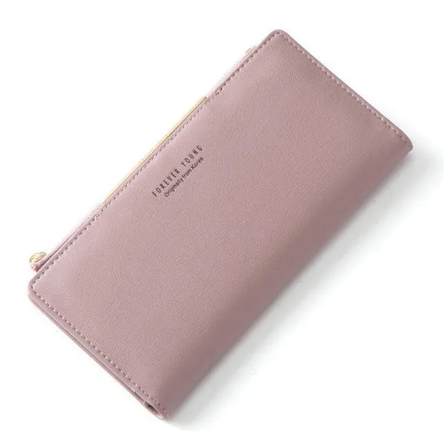 Frauen Brieftasche Zipper Münze & Handy Tasche Weibliche Brieftasche Karte Halter Damen Rote Kupplung Geldbörse Hohe Qualität