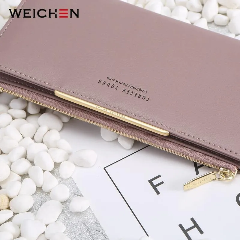 Frauen Brieftasche Zipper Münze & Handy Tasche Weibliche Brieftasche Karte Halter Damen Rote Kupplung Geldbörse Hohe Qualität