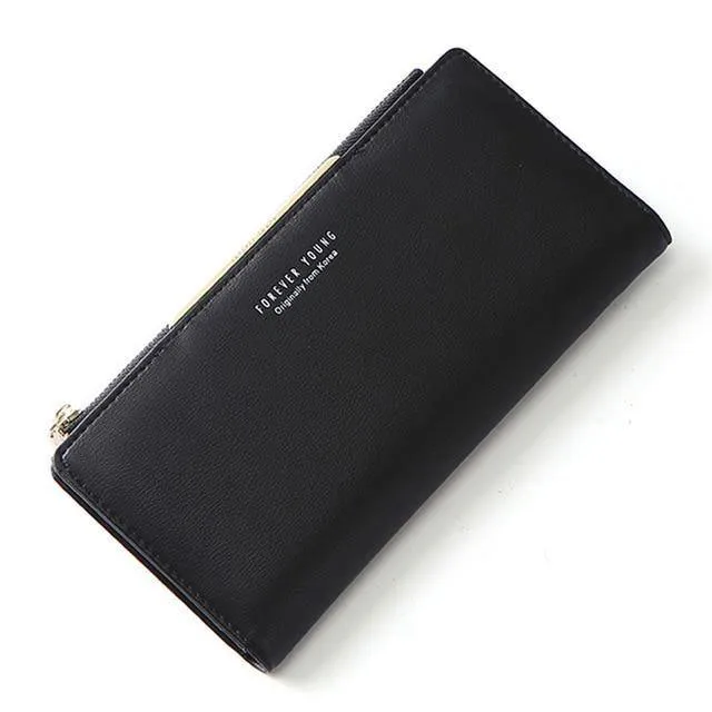 Frauen Brieftasche Zipper Münze & Handy Tasche Weibliche Brieftasche Karte Halter Damen Rote Kupplung Geldbörse Hohe Qualität