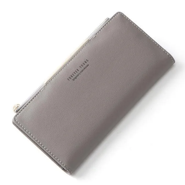 Frauen Brieftasche Zipper Münze & Handy Tasche Weibliche Brieftasche Karte Halter Damen Rote Kupplung Geldbörse Hohe Qualität