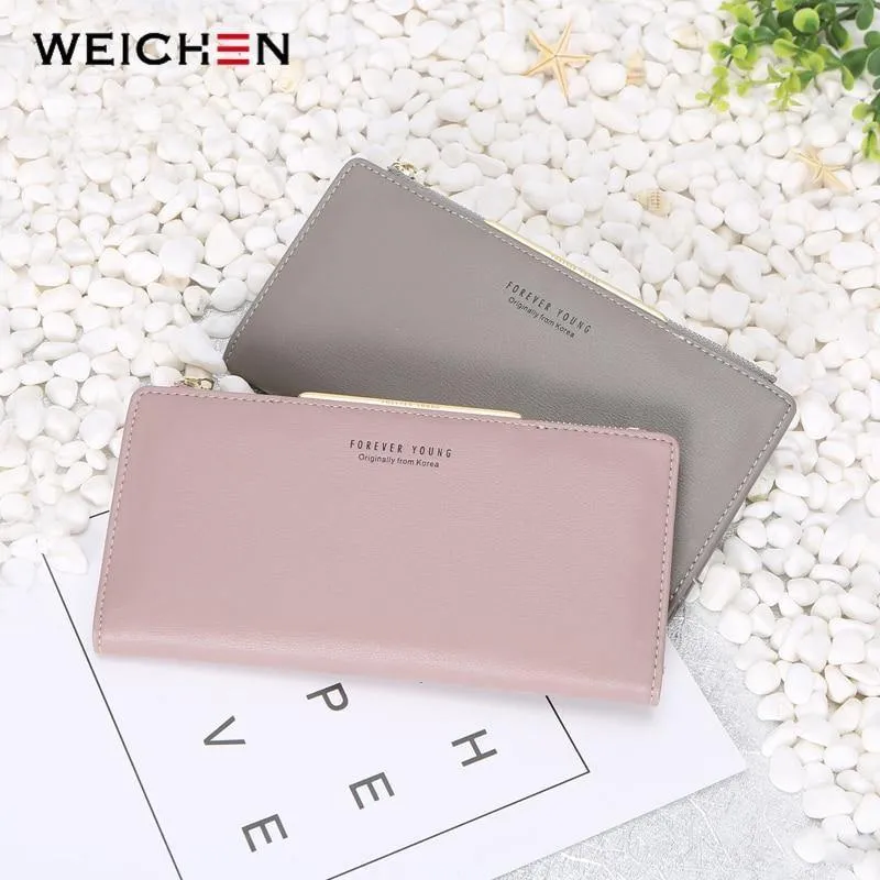Frauen Brieftasche Zipper Münze & Handy Tasche Weibliche Brieftasche Karte Halter Damen Rote Kupplung Geldbörse Hohe Qualität