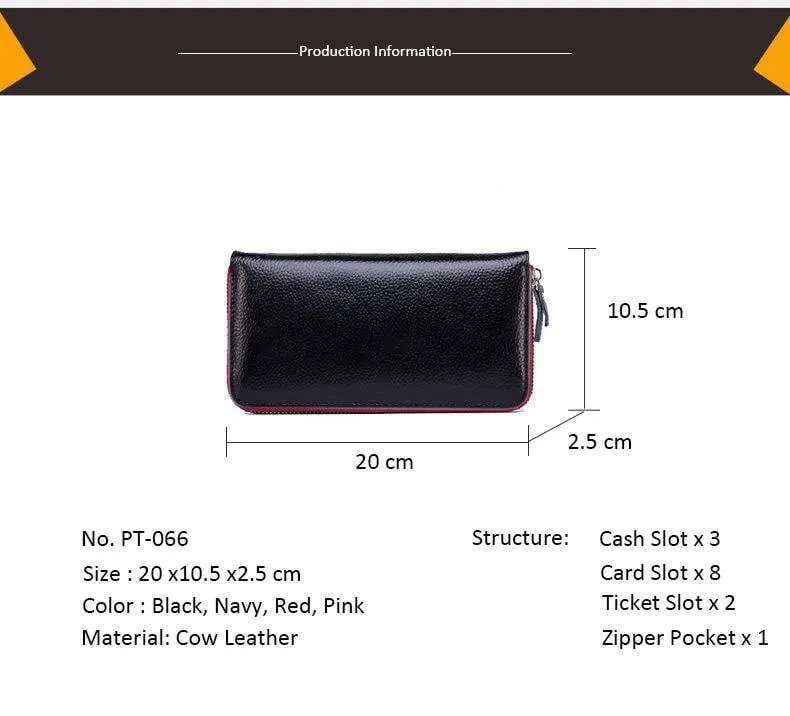Frauen Brieftasche mit Innen Weibliche Große Geldbörse Carteira Frau Echtes Leder Karte Halter Geld Tasche Damen Münze
