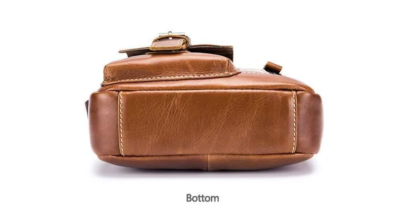 Marke Echtes Leder Umhängetasche Männer Messenger Bags Kleine Casual Flap Zipper Design Männliche CrossBody-Tasche