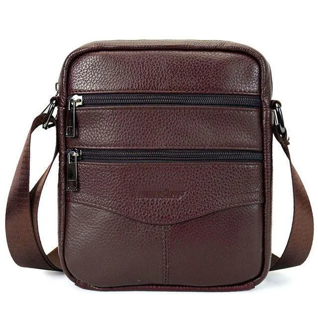 Umhängetasche Männer Umhängetasche aus echtem Leder Männer Tasche männlichen Umhängetaschen für Männer Handtasche Klappe Vintage-Designer