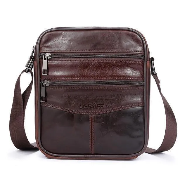 Umhängetasche Männer Umhängetasche aus echtem Leder Männer Tasche männlichen Umhängetaschen für Männer Handtasche Klappe Vintage-Designer