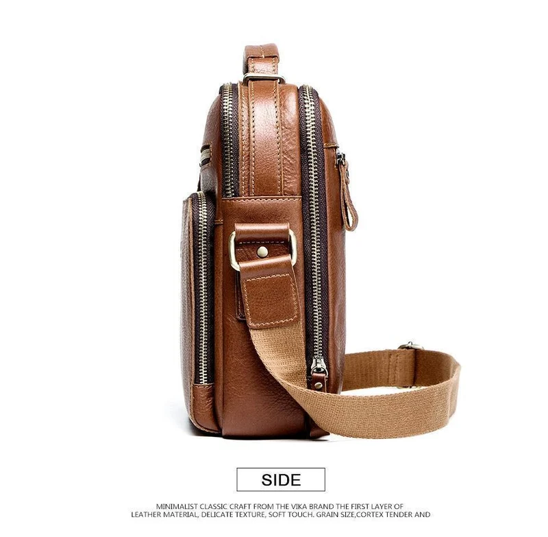 Männer Reisetasche Casual Männer Messenger Taschen Hohe Qualität Marke Echtes Leder Umhängetaschen Für Mini Laptop